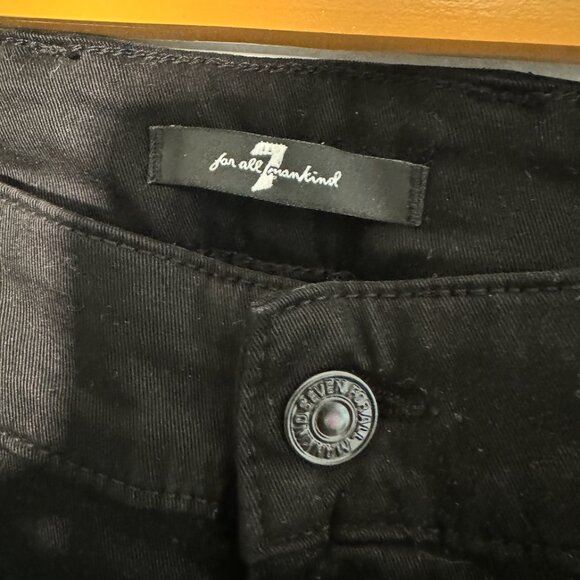 Seven 7 for All Mankind Men's Black Jeans Cotton 31 $195 - Picture 3 of 5